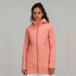 Lululemon RepelShell Rain Jacket Pink Savannah Size 2 XS NWT